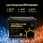 12V 320Ah Built in 200A Bluetooth BMS LiFePO4 Battery