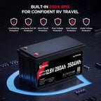 Enervast 12V 280Ah LiFePO4 Lithium Battery