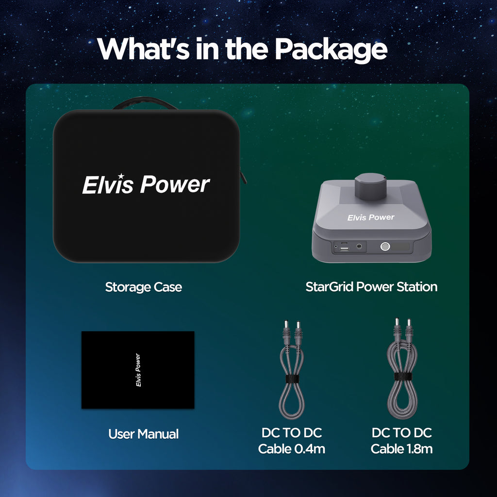 Elvis Power All-In-One Power Kit for Starlink Mini