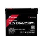 Enervast 12V 100Ah LiFePO4 Lithium Battery Group 24