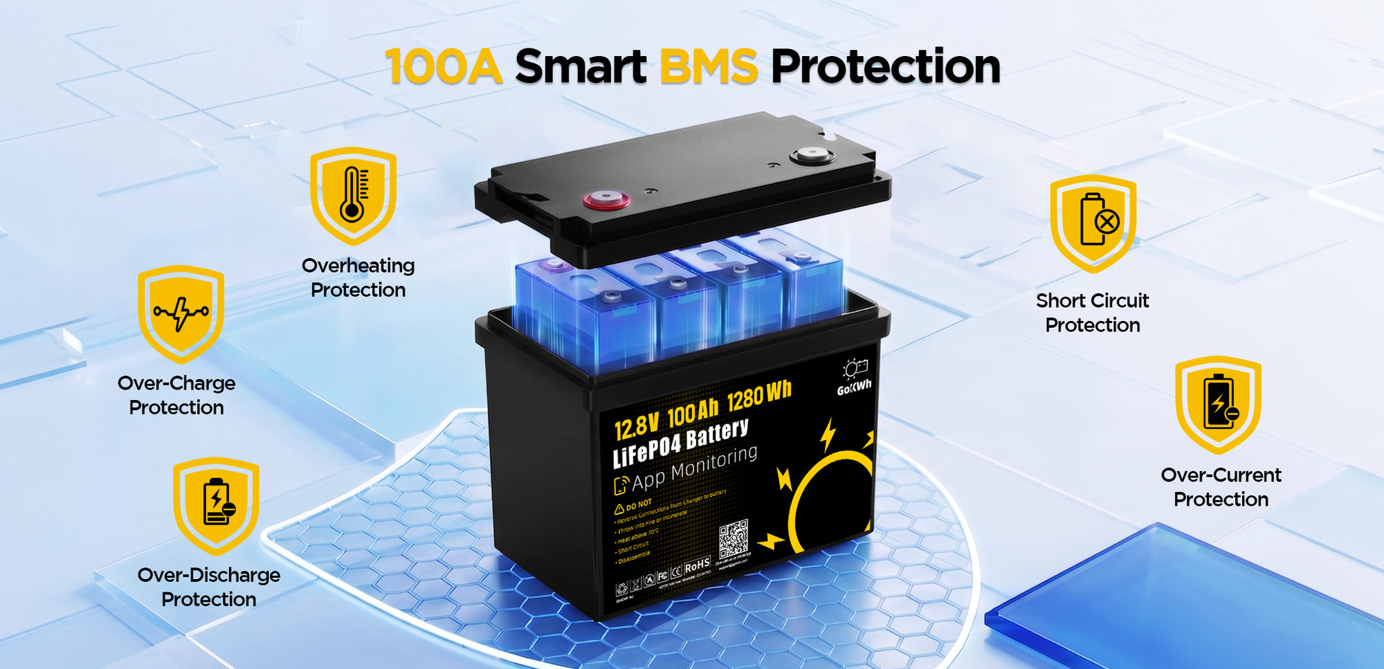 100A Smart BMS Protection