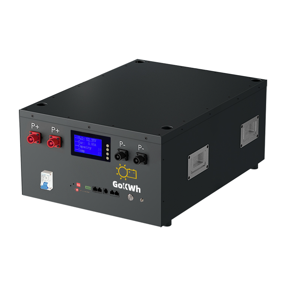 GoKWh 51.2V 200Ah 10.24kWh LiFePO4 Stack-mounted Battery Energy Storage